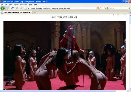 Kanye West Eyes Wide Shut