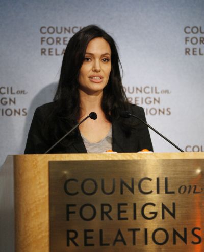 Angelina Jolie Council on Foreign Relations