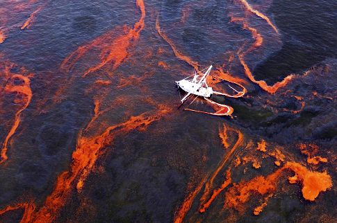 Gulf Oil Spill Red