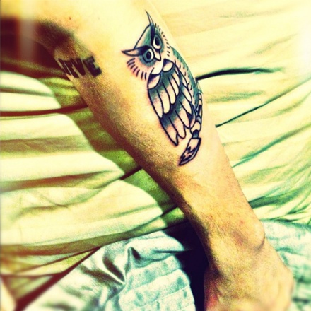 Bieber Owl Tattoo
