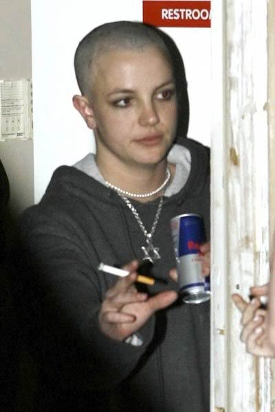 Britney Spears Head Shaved