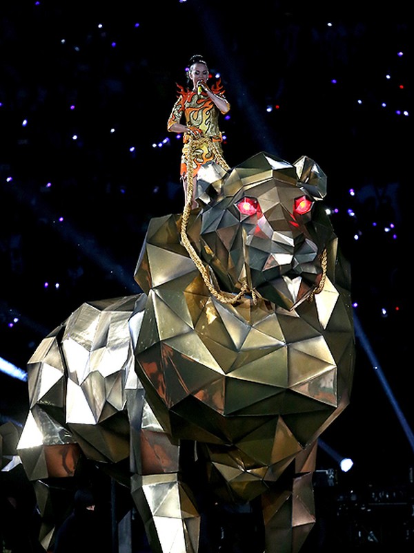 Katy Perry Lion Superbowl