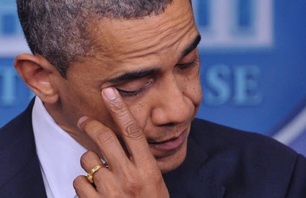 Obama Man Tears